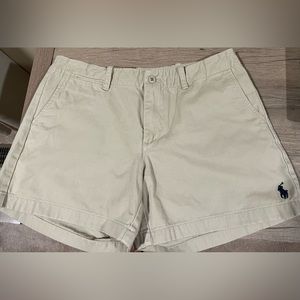 Women's khaki Ralph Lauren shorts size 8